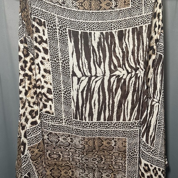 Animal Print Coverup Kimono - Picture 12 of 15